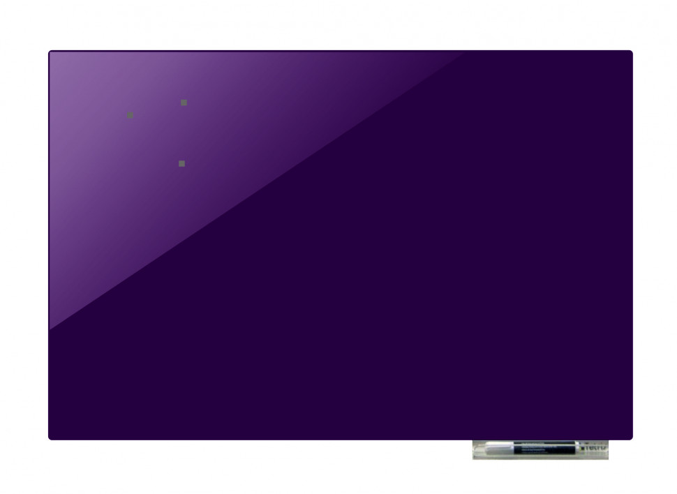 Дошка магнітно-маркерна скляна GL100200, 100x200