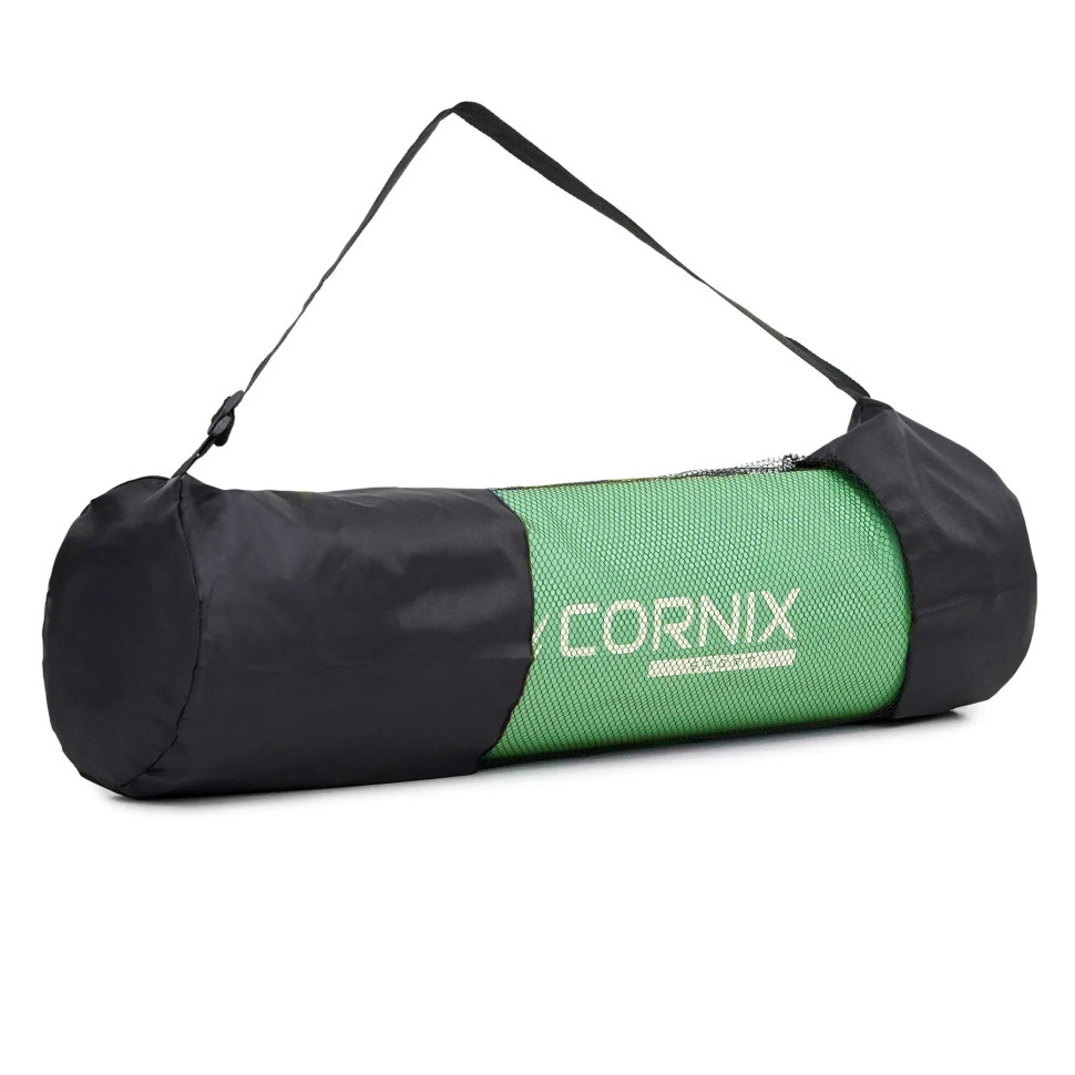 Коврик спортивный для йоги и фитнеса Cornix XR-0491 NBR 183x61x1 cм, светло-зелёный