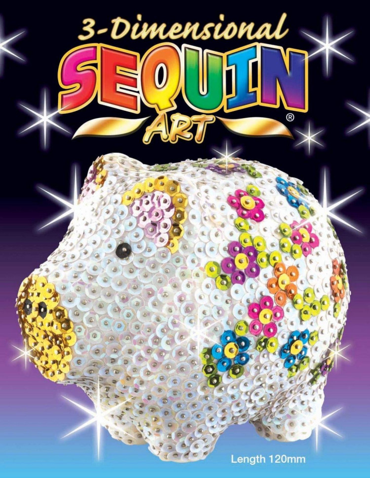 Набір для дитячої творчості Sequin Art 3D Порося SA1704