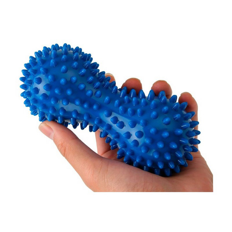 Масажний м'ячик Goober EasyFit EF-1072-BL, з шипами, синій