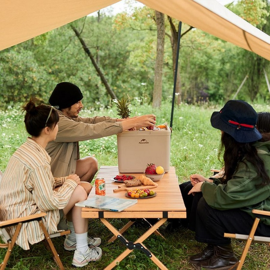 Туристический холодильник CNK2300BS011 Naturehike 6976023925672, 13 л, бежевый