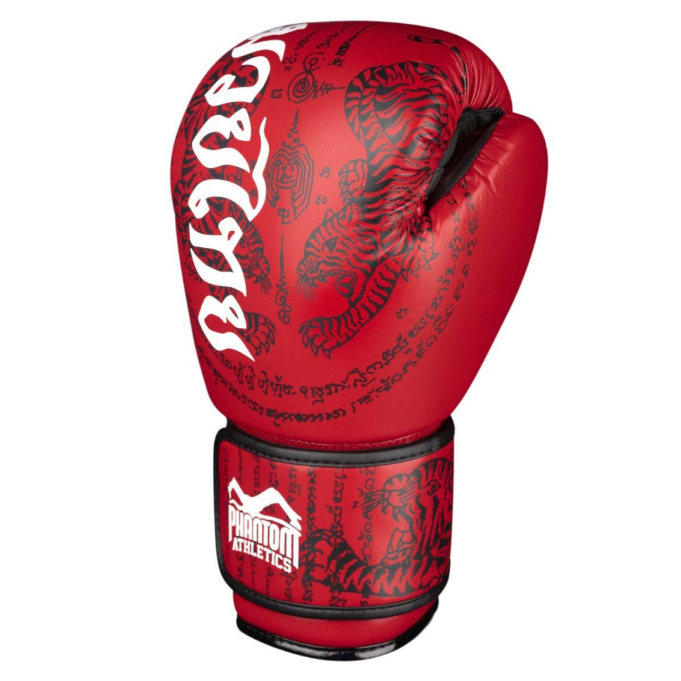Боксерские перчатки Muay Thai Phantom PHBG2505-12 Red 12 унций (бинты в подарок)
