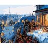 Картина за номерами. Міський пейзаж "Вид на Париж" 40х50 KHO1107 
