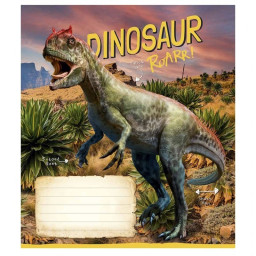 Зошит учнівський "Jurassic world" Школярик 018-3310K-4 в клітинку, 18 аркушів