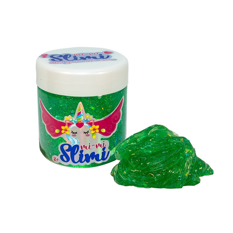 Детский слайм Mi-mi Slimi Strateg 71817(Green) с фольгой 150 г