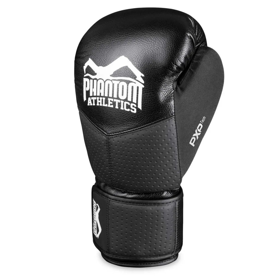 Боксерские перчатки RIOT Pro Phantom PHBG2540-14 Black 14 унций (бинты в подарок)