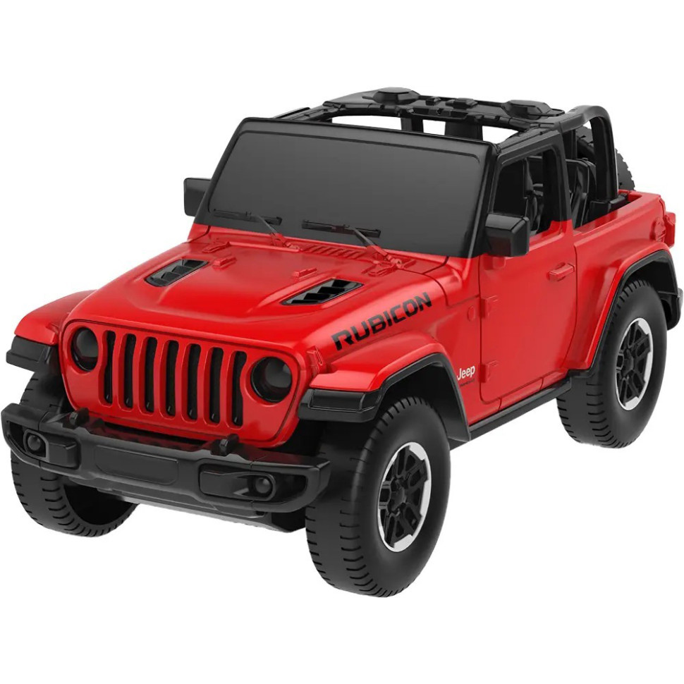 Коллекционная машинка Jeep Wrangler Rubicon Rastar 59000 red, масштаб 1:43