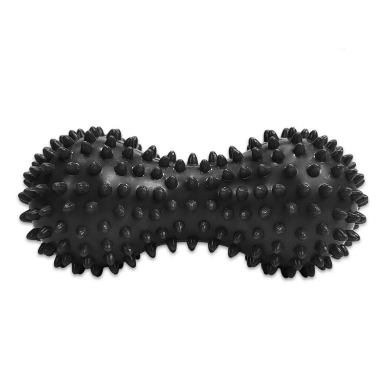 Масажний м'ячик EasyFit EF-1072-BK Goober із шипами чорний 16х6,5 см