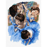 Картина по номерам "Хрупкие балерины" Идейка KHO4886 30х40 см