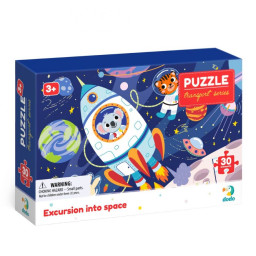 Детский пазл "Экскурсия в Космос" DoDo Toys 300374, 30 элементов