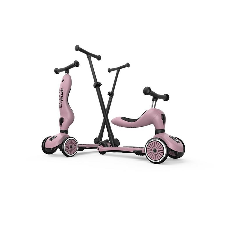 Дитячий триколісний самокат Highwaykick-1 Push and Go Scoot and Ride SR-240527-WILDBERRY