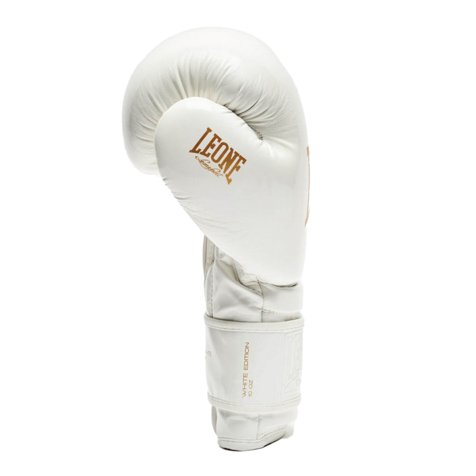 Боксерские перчатки GN059W Leone GN059W_White_12oz 12 унций (капа в комплекте)