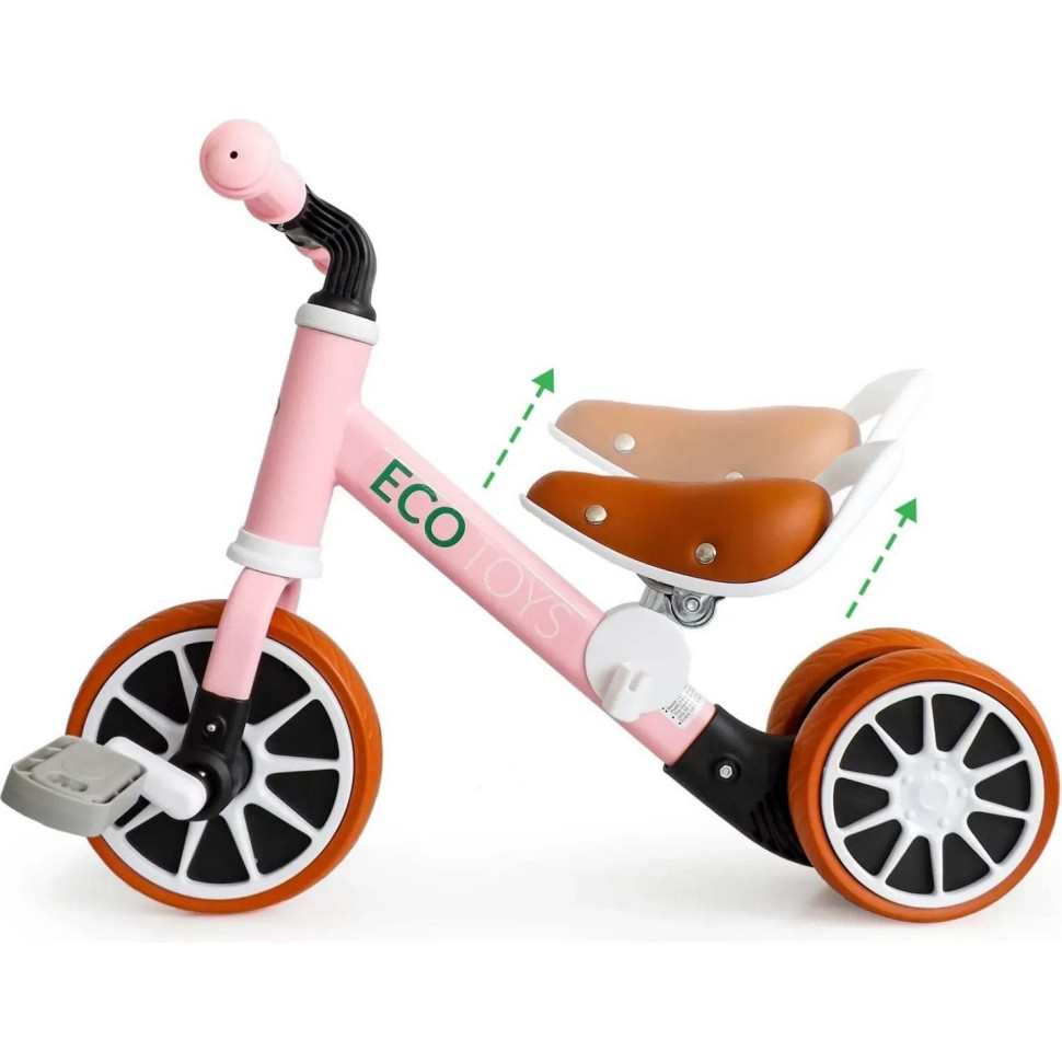 Дитячий біговел-велосипед 2 в 1 ENERGY Ecotoys LC-V1307 PINK
