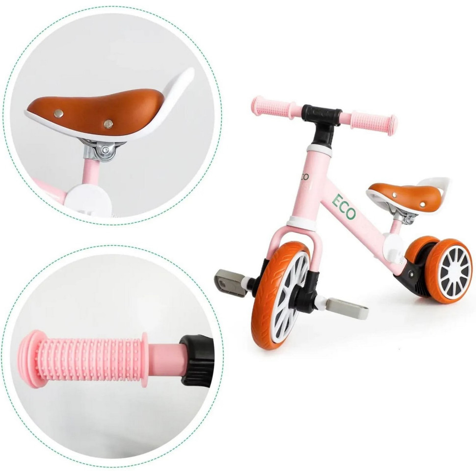 Дитячий біговел-велосипед 2 в 1 ENERGY Ecotoys LC-V1307 PINK