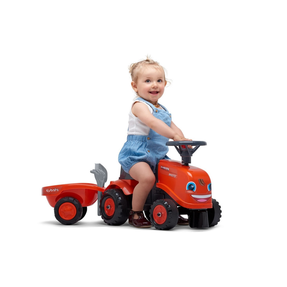 Детский трактор-каталка FALK 260C Kubota с прицепом