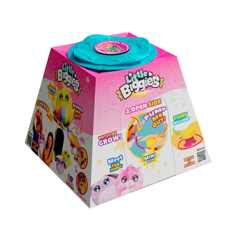 Игровой набор Белый единорог Biggies BIG002-UN надувная игрушка, насос