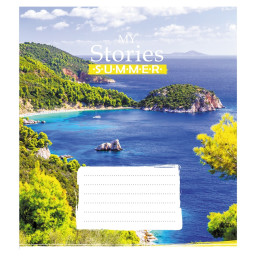 Тетрадь общая "Летняя сторис" Leader 048-600162L-2 в линию, 48 листов 