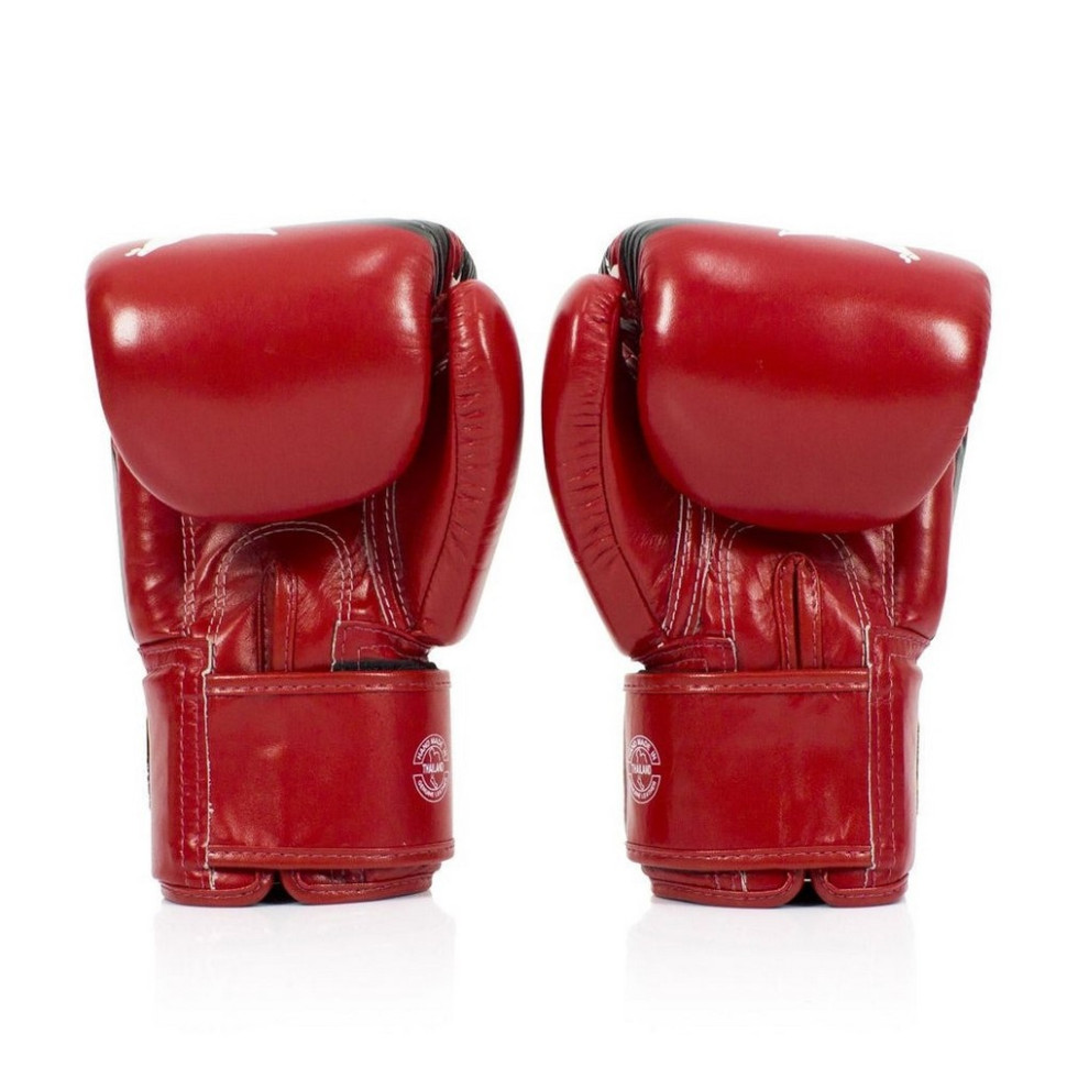 Боксерские перчатки Fairtex BGV1 Nation Print BGV1_Print_10oz_Red 10 унций (бинты в комплекте)
