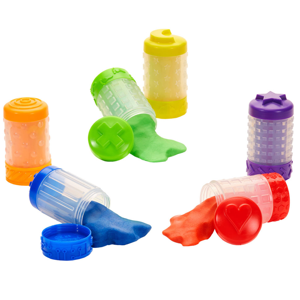 Незастывающая масса для лепки в банке Wonder Factory 595120(Yellow) 5x5x8 см