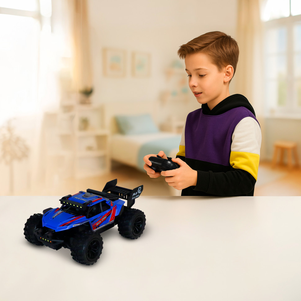Машинка на радіокеруванні Off-road High Speed ​​KS Drive SL-8024A підсвічування фар