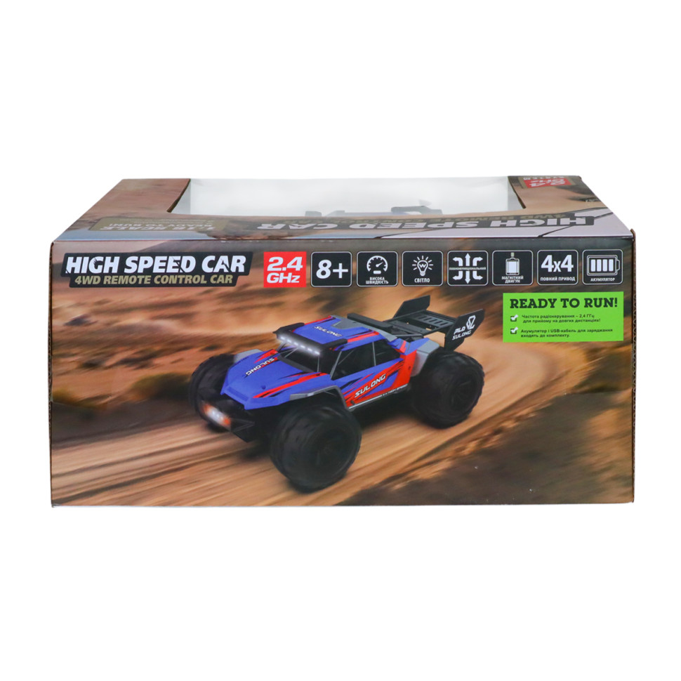 Машинка на радіокеруванні Off-road High Speed ​​KS Drive SL-8024A підсвічування фар