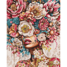 Картина по номерам "Цветочное настроение" Идейка KHO8446, 40х50 см