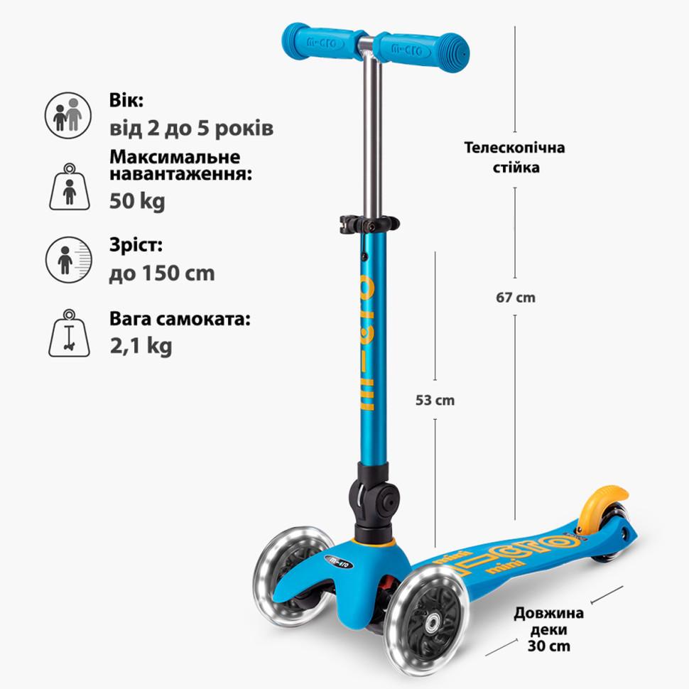 Дитячий самокат Micro MMD200 серії 