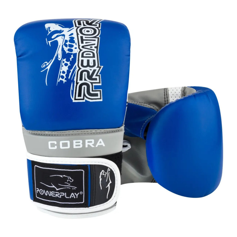 Снарядные перчатки PowerPlay PP_3038_L_Blue/Grey, Сине-Серые L