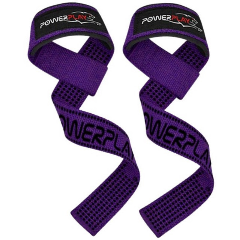 Лямки для тяги 7064 Lifting Gym Straps PowerPlay PP_7064_Purple, Фіолетові