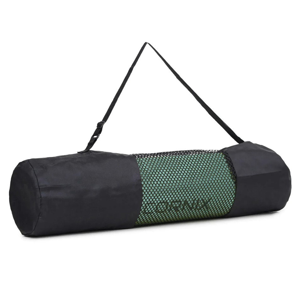 Коврик спортивный для йоги и фитнеса Cornix XR-0492 TPE 183x61x0.6 cм, мятный/темно-синий