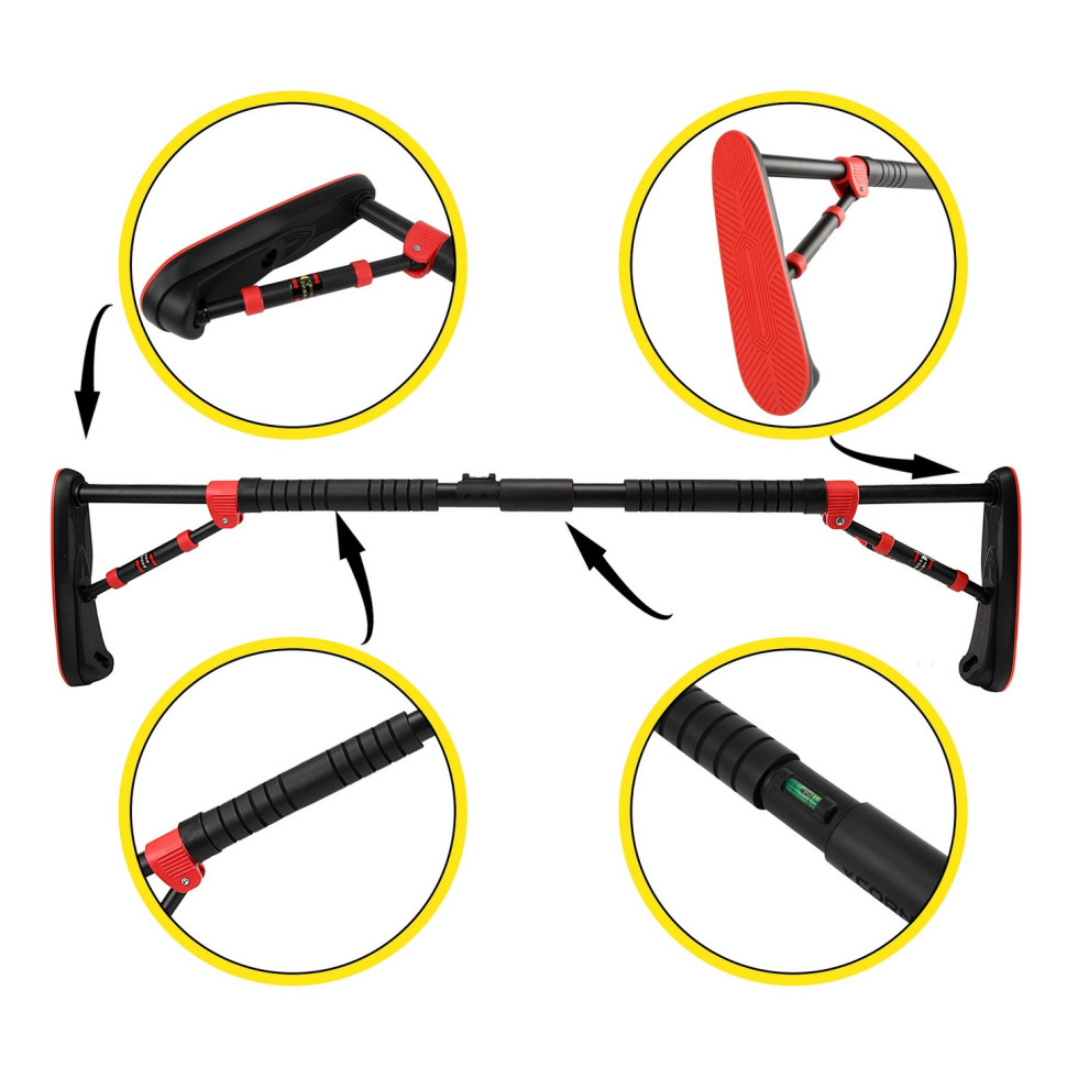 Турник раздвижной Elite Cornix XR-0291 Black/Red, размер 100 х 140 см