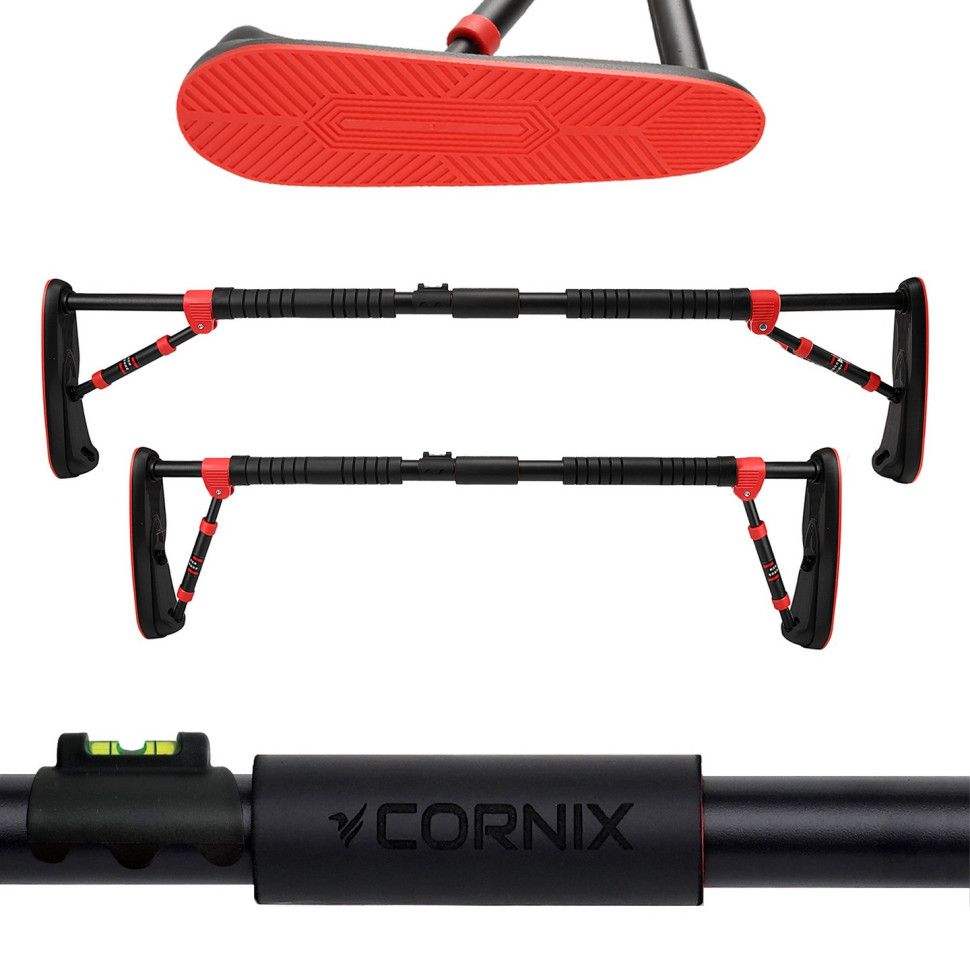 Турник раздвижной Elite Cornix XR-0291 Black/Red, размер 100 х 140 см