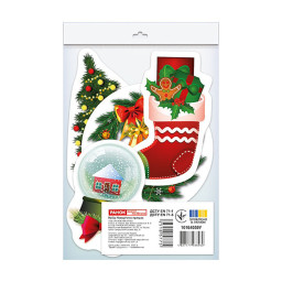 Детский набор творчества "Новогодних Украшений" Ранок 10164059 5 элементов декора