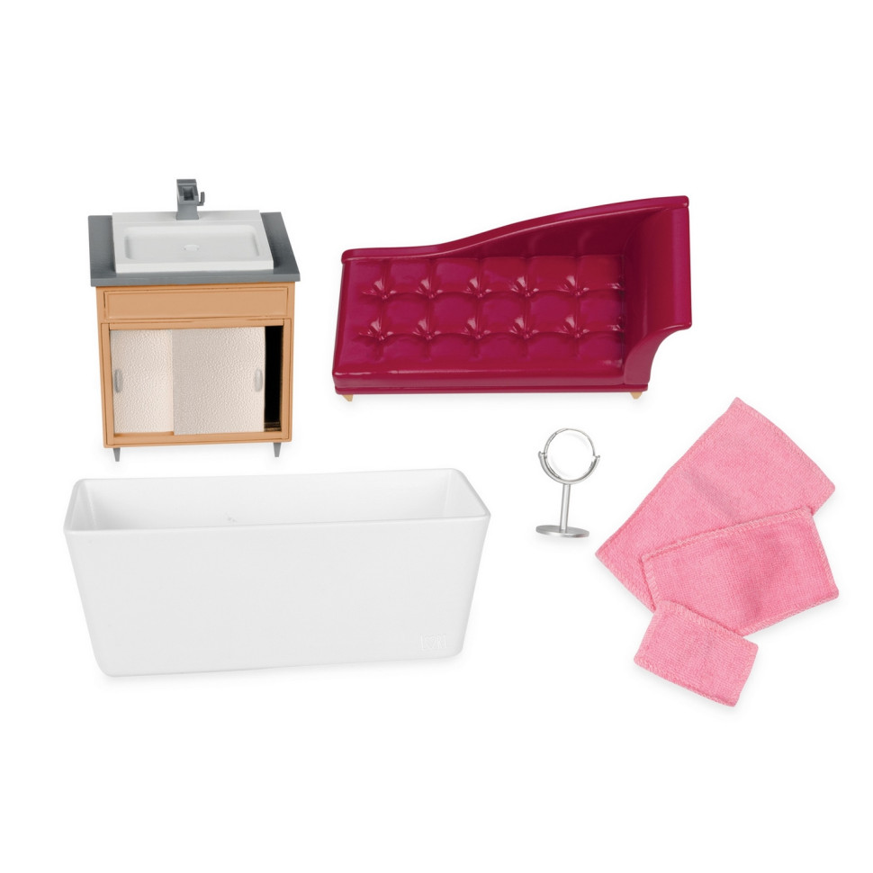 Набор для кукол LORI Мебель для ванной LO37029Z