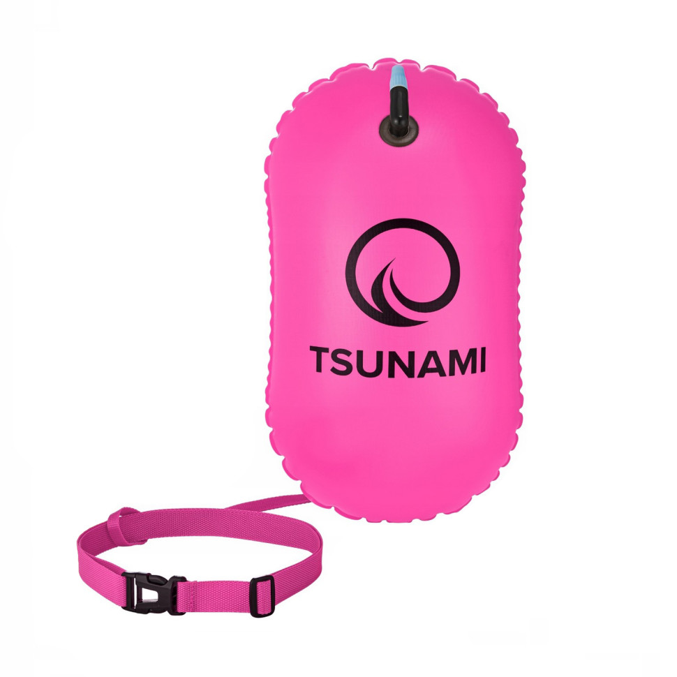 Буй для плавания Basic TSUNAMI P-5907739314079 надувной, Pink