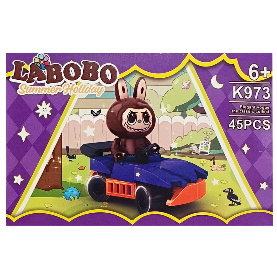 Детский конструктор Summer holiday LABUBU Bambi K973A-8, 45 деталей