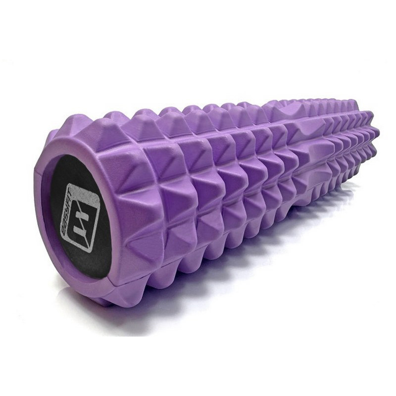 Массажный ролик Solid Grid Roller v.2.2 s EasyFit EF-2053-V 45 см, фиолетовый