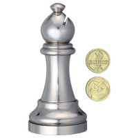Головоломка Cast Chess Bishop silver Шаховий Слон (Офіцер) Cast Puzzle 473684