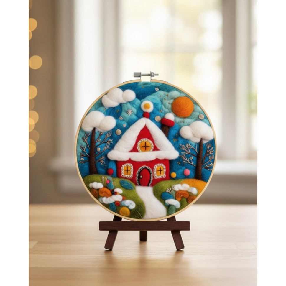 Набір для валяння картини із вовни 