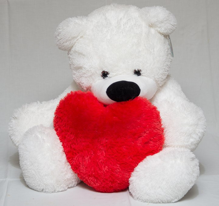 М'яка іграшка Alina Toys ведмедик з серцем Бублик 140 см 5784710ALN