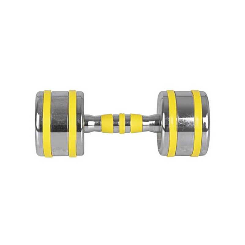 Гантель Yellsteel inSPORTline 20840 хромована 10 кг 