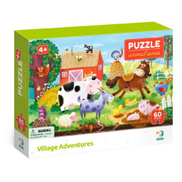 Детский пазл "Сельские приключения" DoDo Toys 300377, 60 элементов