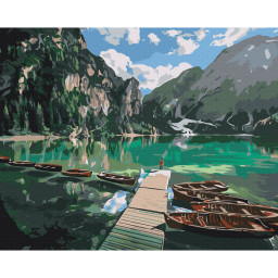 Картина за номерами "Доломітові Альпи" © Roksolana Baran Brushme BS53777, 40x50 см 