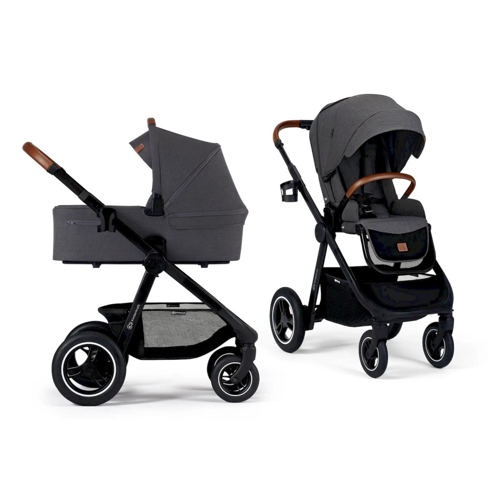 Універсальна коляска 2 в 1 Everyday 2 Dark Gray Black Frame Kinderkraft KSEVER0BDGR20BS
