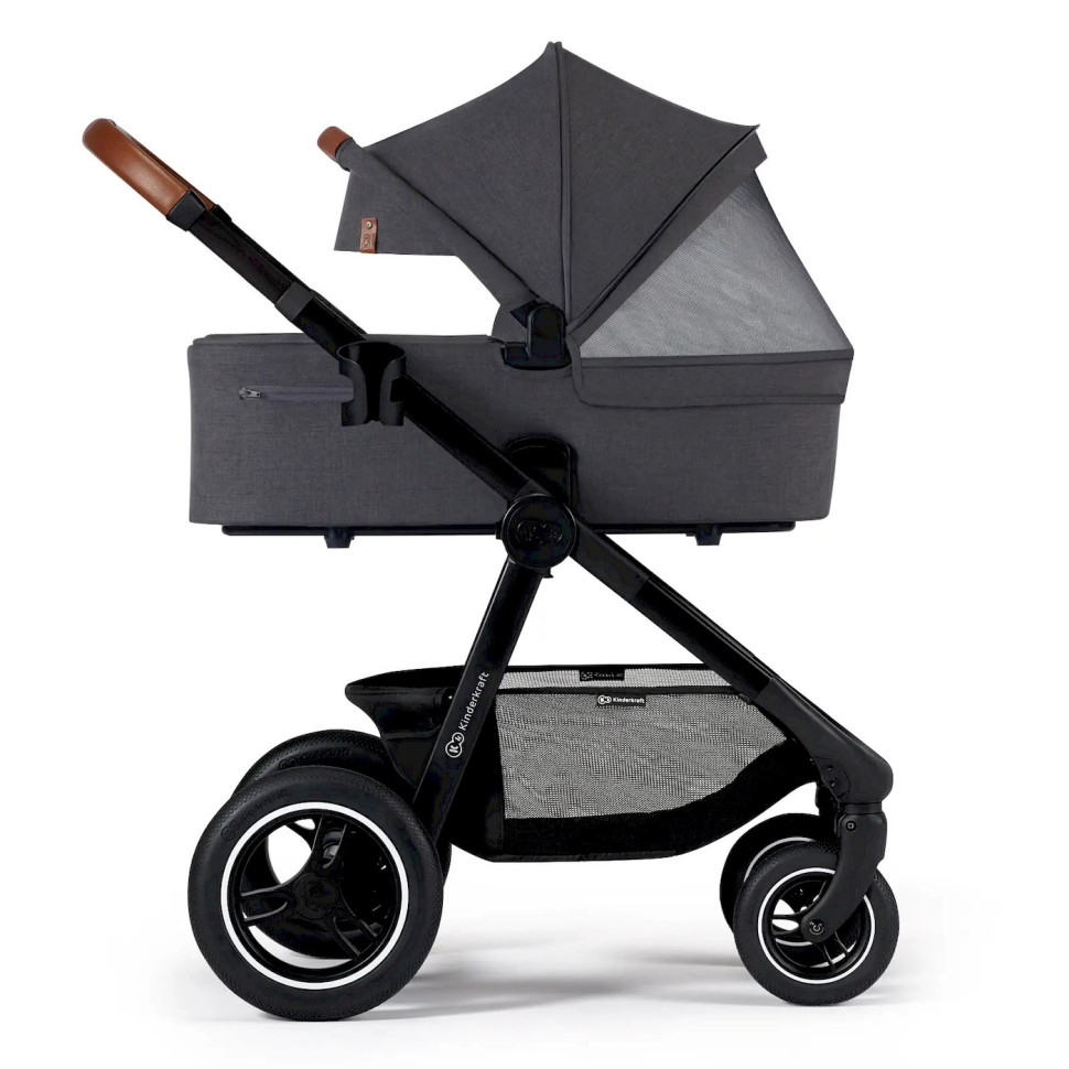 Універсальна коляска 2 в 1 Everyday 2 Dark Gray Black Frame Kinderkraft KSEVER0BDGR20BS