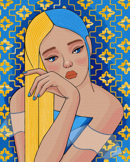Картина по номерам "Непреклонная ©mosyakart" Идейка KHO4908, 40х50 см                                                   