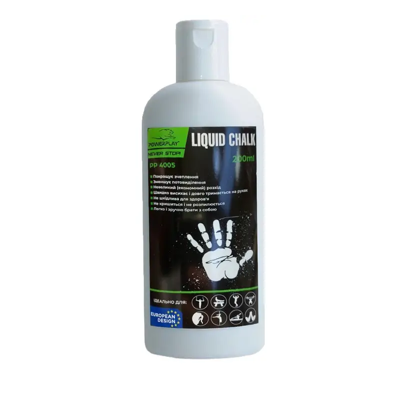 Магнезия спортивная жидкая Liquid Chalk PowerPlay PP_4005_200ml 200 мл