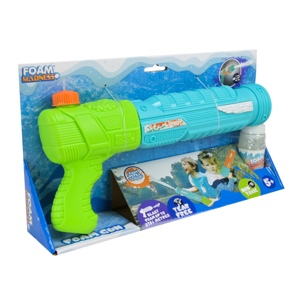 Водный пистолет Foam Gun Bambi F9106(Green) стреляет пеной, дальность 3-4 метра