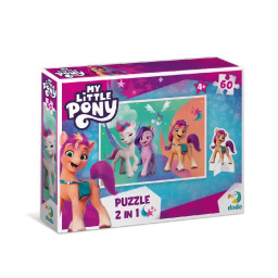 Дитячий пазл "Пригоди Санні, Піпп та Зіпп" My Little Pony DoDo Toys 200138, 60 елементів