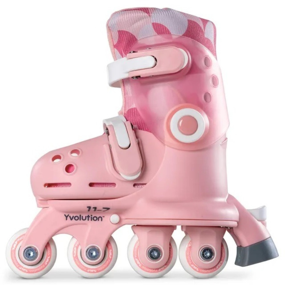 Детские раздвижные ролики Twista Yvolution YC01P4 размер S 30-34 розовый
